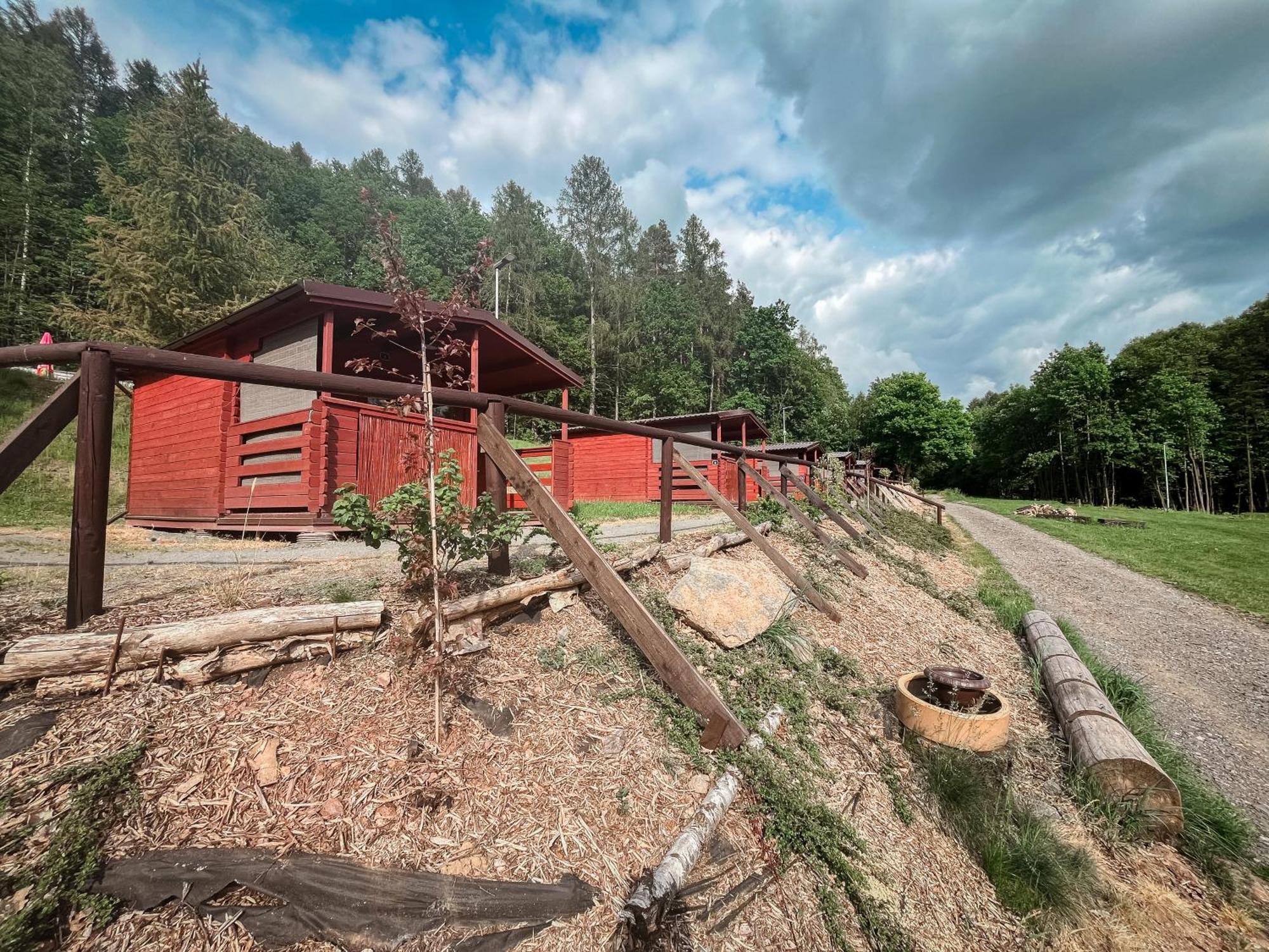 Chatka Agawa nová v areálu Koupaliště Bystré v Orlických horách Exterior foto